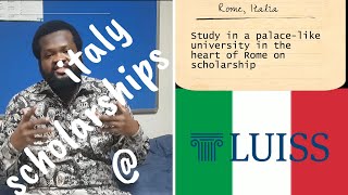 Study in Italy for FREE Apply to LUISS graduate programs for a chance to live and study in ROMA [upl. by Halsy79]