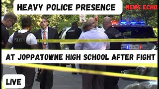 Joppatowne High School Incident Community Update on Police Response [upl. by Eimorej257]