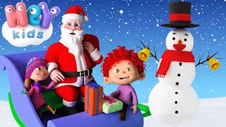 Vive le vent dhiver ☃️ Chansons de Noël pour enfants 🎄 HeyKids Français [upl. by Gayl]