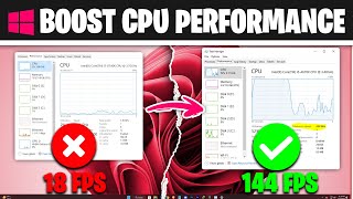 🔧3 Tips To Speed Up CPU Performance  Best Windows Settings  2024 [upl. by Gilli608]