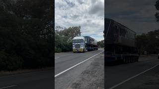 TRAINS AM22 Waiting in the queue to enter SteamRangers Goolwa Depot with ‘H’ passenger cars 161024 [upl. by Waal]