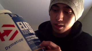 DYMATIZE ELITE 100 WHEY PROTEIN CAFE MOCHA REVIEW [upl. by Niuq458]