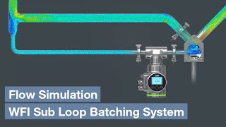 Flow Simulation WFI Sub Loop Batching System [upl. by Garaway]