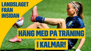 Landslaget från insidan Häng med på träning i Kalmar [upl. by Raknahs]