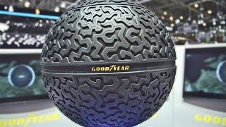 The Spherical Tire by Goodyear  Technical Features [upl. by Aisetra]