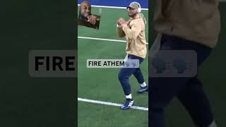 nfl football sports funny cowboys dallascowboys griddy dakprescott fire fypage [upl. by Helyn130]