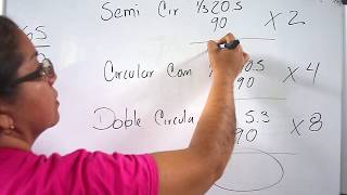 APRENDA A CALCULAR TELA PARA LA DIFERENTES FALDAS CIRCULARES [upl. by Hukill169]