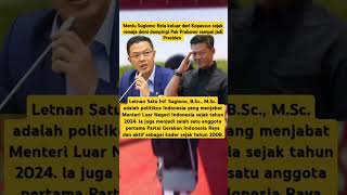 Kesetiaan Menlu Sugiono pada Presiden shorts [upl. by Pega]