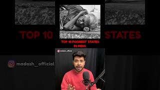 Top 10 Poorest States In India 😱😳 [upl. by Sheeree]