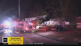 Fire destroys home in Monroeville [upl. by Whiney]