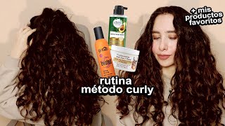 RUTINA MÉTODO CURLY GIRL  MIS PRODUCTOS FAVORITOS  attalia dasbel [upl. by Loredana]