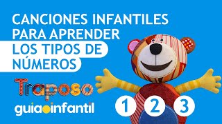 Números 8 canciones infantiles con ritmos latinos para aprender los NÚMEROS con el Oso Traposo 🔢 [upl. by Ainesy318]