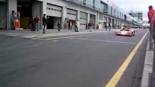 Jacky Ickx onboard Ferrari 312 PB leaving the pitlane [upl. by Etnomaj]