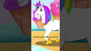 Beautiful Unicorn  One Horn Horse Mythical Creature shorts unicorn drbinocsshow peekabookidz [upl. by Ynoffit984]