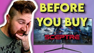 Sceptre Ultrawide 2k 100hz Curved Gaming Monitor Unboxing and Review [upl. by Artined628]