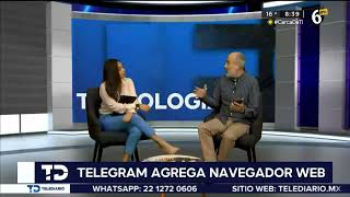 TELEGRAM INTEGRA NAVEGADOR WEB EN SU INTERFAZ [upl. by Cappello]