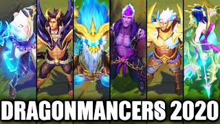 All Dragonmancers 2020 Skins Spotlight  Storm Dragon Obsidian Dragon Fae Dragon Eternal Dragon [upl. by Sainana]