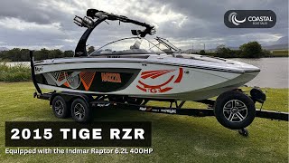 Coastal Boat Sales 2015 Tige RZR [upl. by Neerom]