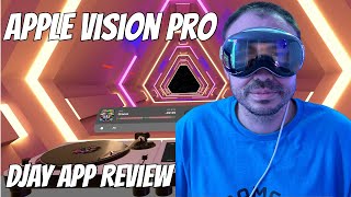 DJay Apple Vision Pro App Gameplay  Review  Does This Classic App Bring Anything New [upl. by Brechtel]