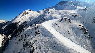 SNOWBOARDING from MAYRHOFEN to HINTERTUX Glacier Austria  Spring March 2022  GoPro Hero 8 [upl. by Halpern]