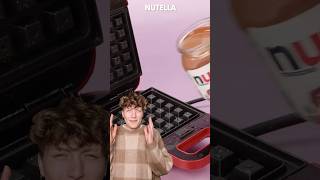 Waffeln aus NUTELLA🤯🍫 [upl. by Dawaj525]