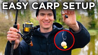 Starting Carp Fishing  How To Set Up A Carp Rod [upl. by Ait]