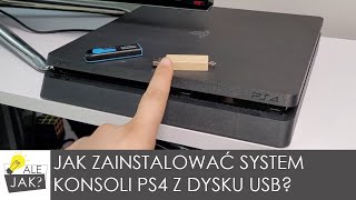 Jak zainstalować system konsoli PS4 z dysku USB  alejaktozrobic [upl. by Bertila509]