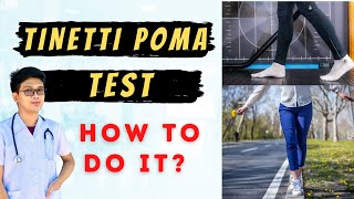 POMA  TINETTI BALANCE TEST  Performance Oriented Mobility Assessment [upl. by Emmit]