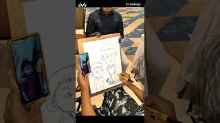 Caricature drawing by surendar art caricature artdrawing [upl. by Nylaras]