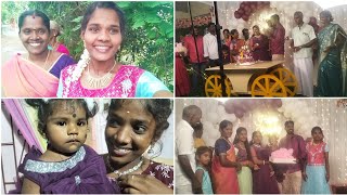 ஜஸ்விதா Birthday Celebration  Gramathu Ponnu Saranya [upl. by Rihat601]