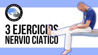 3 ejercicios para el NERVIO CIATICO para aliviar dolores de ciatica o ciatalgia [upl. by Herzberg]