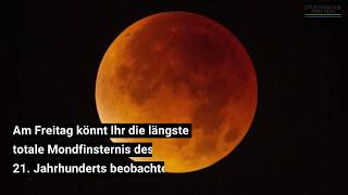 Totale Mondfinsternis  Blutmond über Stuttgart [upl. by Norod]