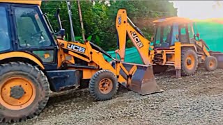 JCB parking tipper lorry parkingroadconstructionequipment roadconstructionmachine [upl. by Gerrit]