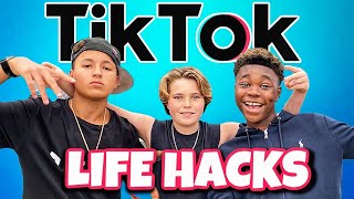 I TESTED EXTREME TIK TOK LIFE HACKS to see if they work 😜 CRAZY CHALLENGE 🤪  Hayden Haas [upl. by Burdelle]