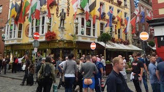 DUBLIN  TEMPLE BAR amp Irish Dancers  The Arlington Hotel Dublin dublin ireland irishmusic [upl. by Caprice]