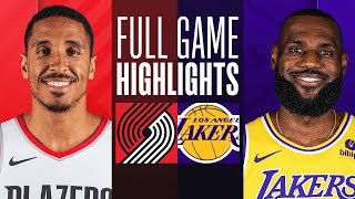 TRAIL BLAZERS at LAKERS  FULL GAME HIGHLIGHTS  January 21 2024 [upl. by Hassi]