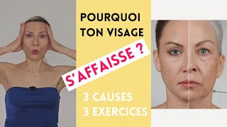 Pourquoi ton visage saffaisse  3 causes et 3 exercices [upl. by Ailedamla]