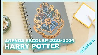 AGENDA ESCOLAR 12 MESES HARRYPOTTER  ErikStore [upl. by Gniy]