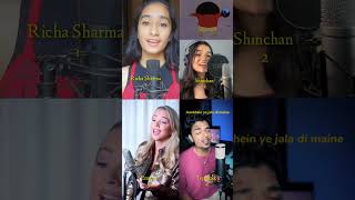 Aayi Nai Stree 2  Whos Best Cover By Richa Sharma vs Shinchan vs Emma vs Tejmuzik  Angel Raf [upl. by Wilsey]