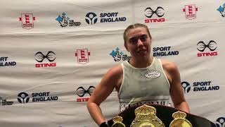 NACs Champion interview  Demi Carter [upl. by Neelon]