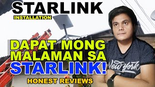 STARLINK AT PISOWIFI BAGO BILHIN DAPAT ALAM NATIN ITO  INSTALLATION  HONEST REVIEWS  2025 [upl. by Liatnahs]