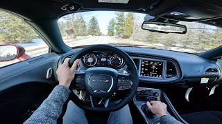 2023 Dodge Challenger RT Scat Pack 392  POV Walkaround and Test Drive ASMR [upl. by Woods]