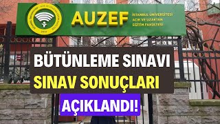 Auzef Güz Dönemi Telafi Sınav Sonuçları AÇIKLANDI Ders Geçme Kalma Hesaplaması Nasıl Yapılır [upl. by Rodenhouse]