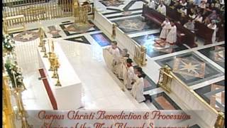 Sunday Benediction for Corpus Christi  2012610  Fr Patrick Mary MFVA [upl. by Abram]