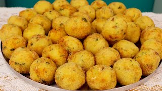 COM 600 GRAMAS DE BACALHAU🐟 FIZ 2 QUILOS DE BOLINHO DE BACALHAU ECONÔMICO E DELICIOSO PARA O NATAL [upl. by Janos]