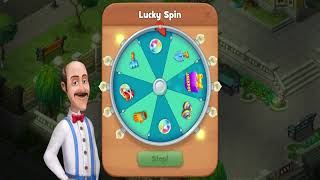 Gardenscapes Level 25 and Lucky Spin in the end [upl. by Acyssej]