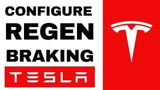 Tesla How to Configure Regenerative Braking  2024 [upl. by Fem]