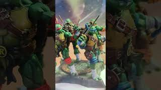 Teenage Mutant Ninja TMNT full team JoyToy StarFoxFiguarts shorts [upl. by Netsua369]