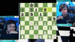 Alireza Firouzja vs Magnus Carlsen  Speed Chess Championship Finals 2024  R8 [upl. by Anoel]