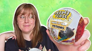 POTIONS CLASS IS IN SESSION Lets try Mini Verse Harry Potter potion mystery boxes [upl. by Eityak]